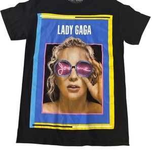 Black Lady Gaga world tour  Graphic T-Shirt woman’s Small